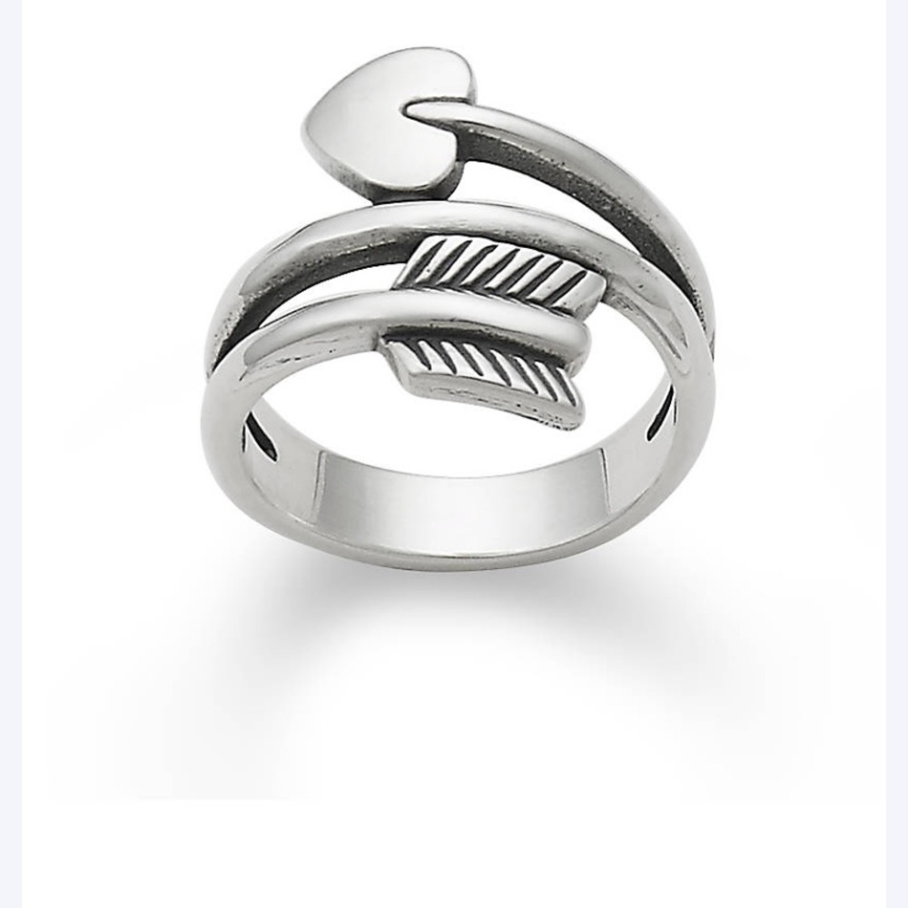 James Avery Arrow and Heart Ring